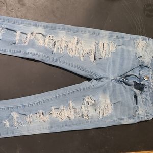 American eagle super stretch jeans, size 4